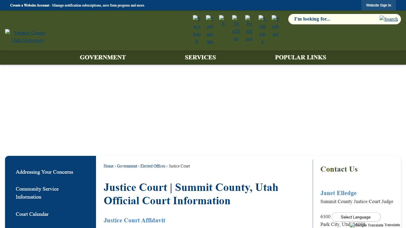 Justice Court | Summit County, Utah Official Court Information | Summit County, UT - Official Website